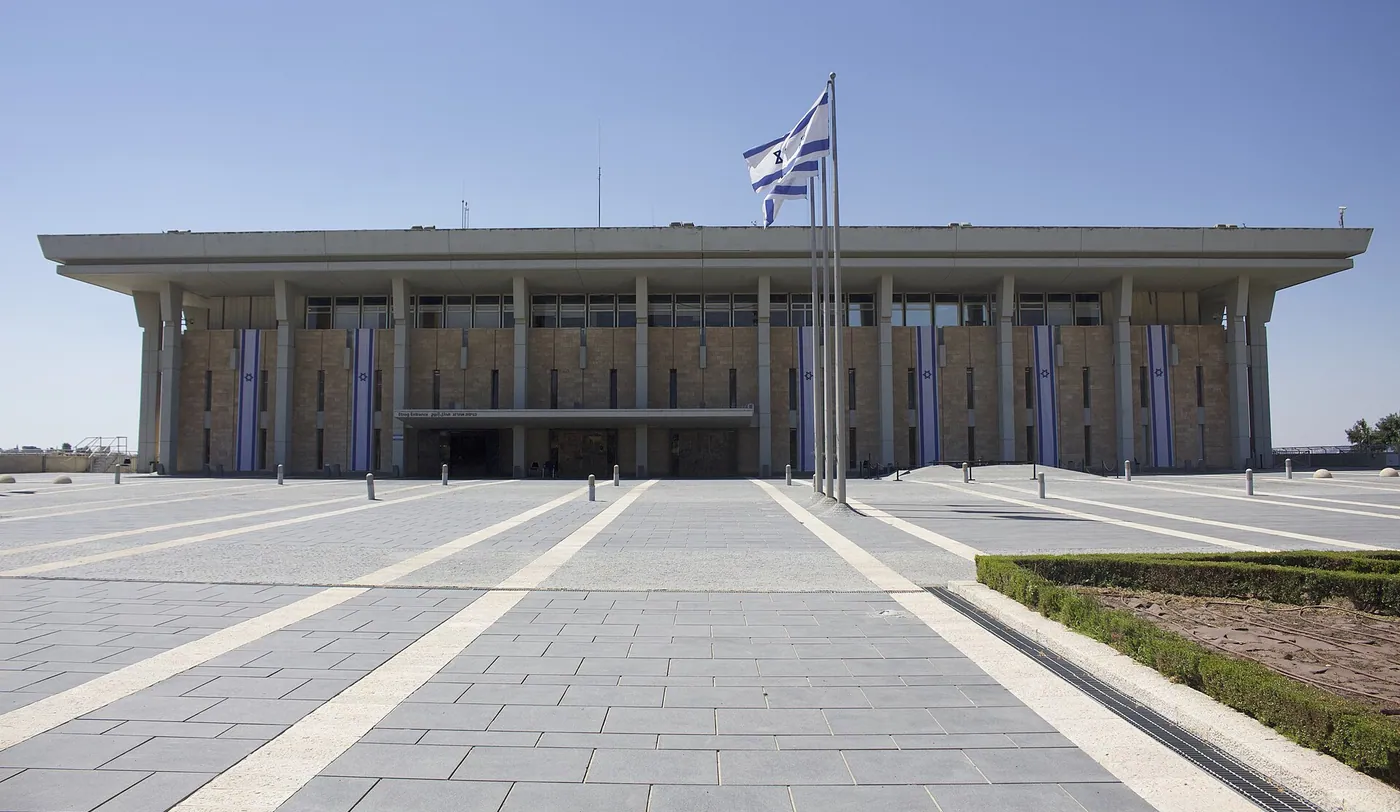 The Knesset in Jerusalem, where 120 seats are at stake. File photo, July 2022.