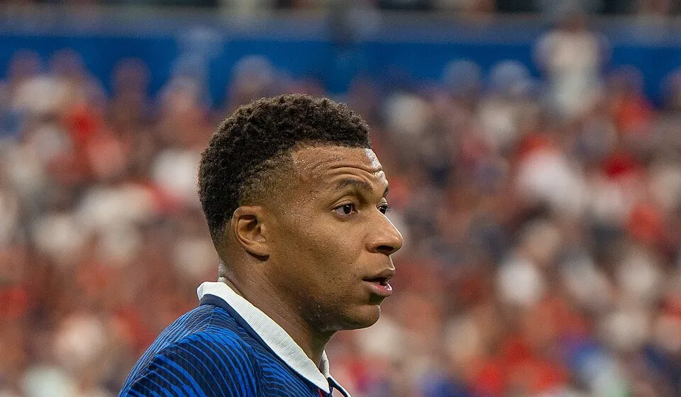 Mbappé playing for France at the 2026 World Cup, July 2026. File photo.